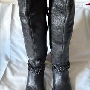 Women's Black Leather Boots